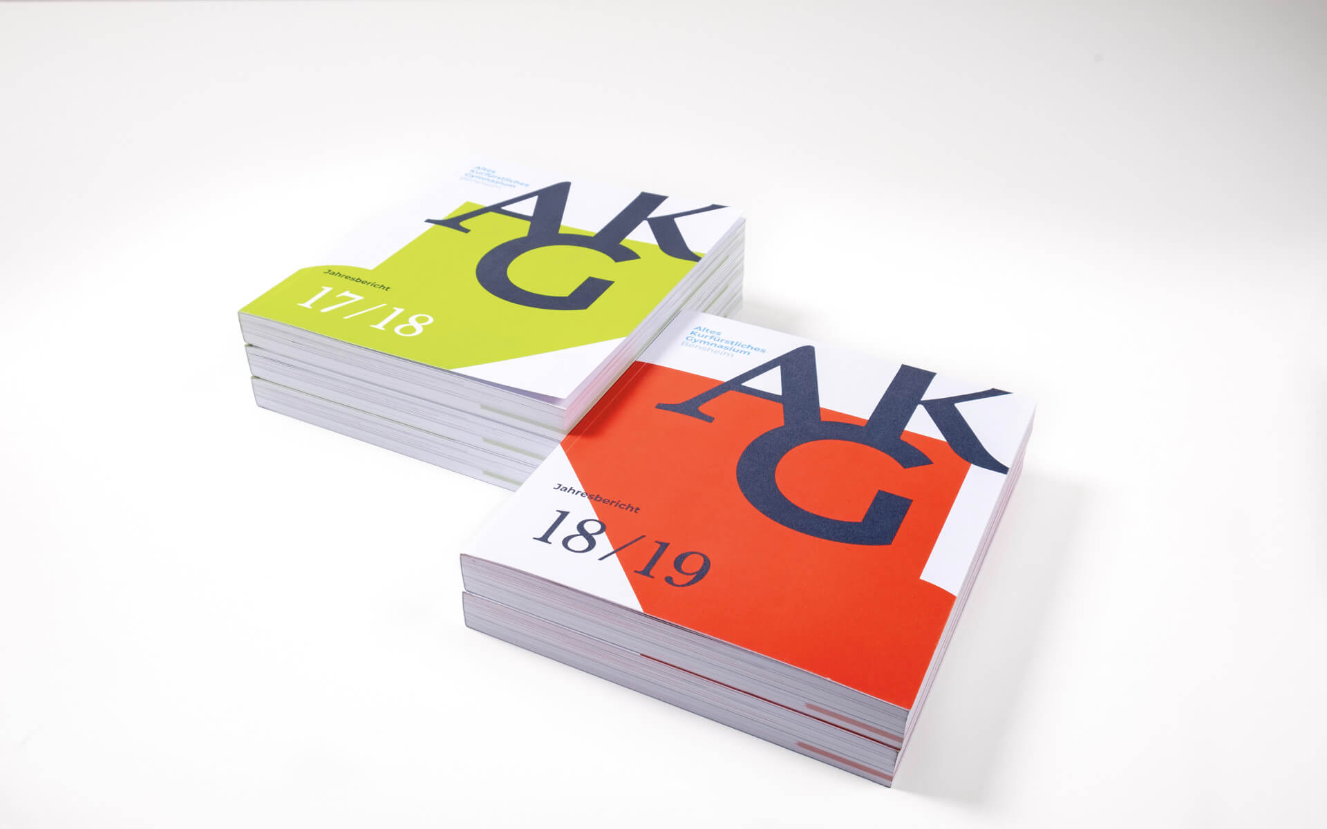 AKG Corporate Design Jahresberichte Titel Header
