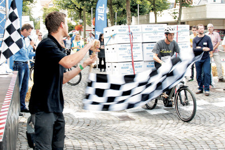 Regionalpark Open Gestaltung Lastenradparcours Start