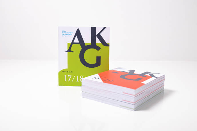 AKG Corporate Design Jahresberichte Titel