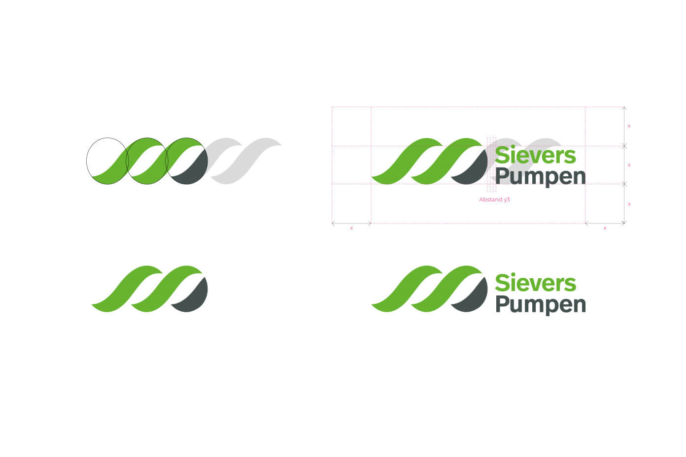 Sievers Pumoen Logoentwicklung